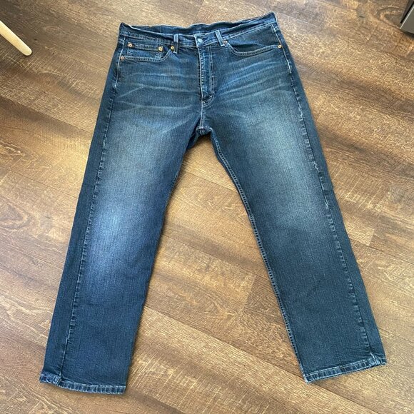 Levi's 505 Straight Leg Jeans - Size 36x30 - Picture 2 of 7